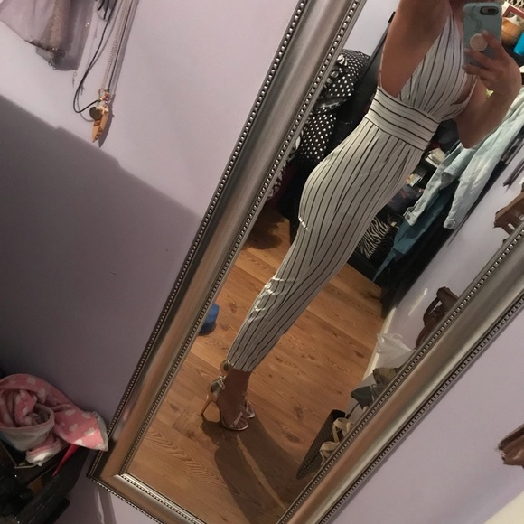 Striped Jumpsuit - Picture 6 of 8